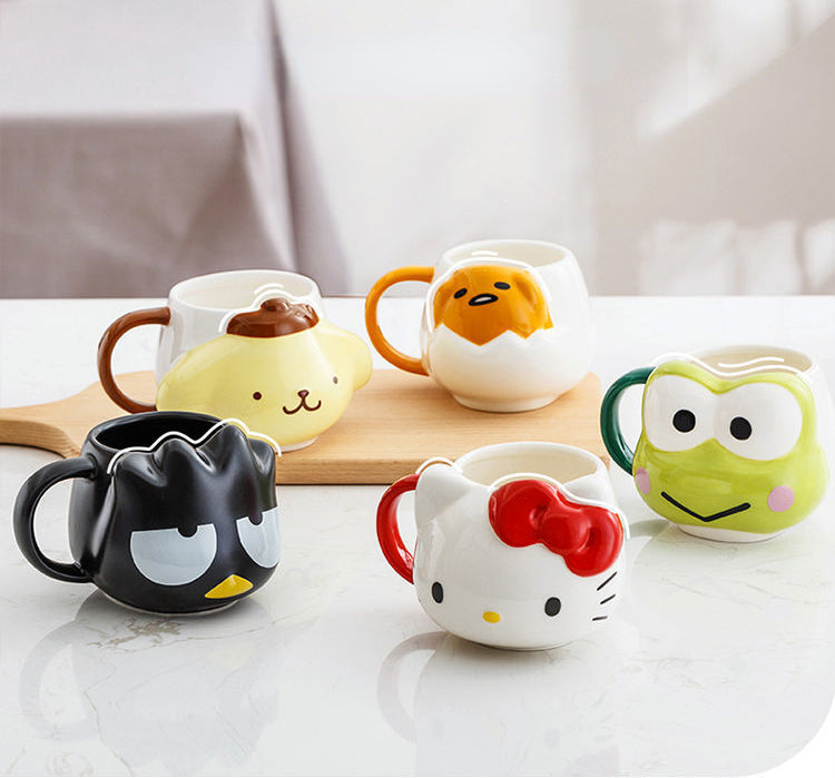 Authentic Sanrio - Cute 3D Character Mug