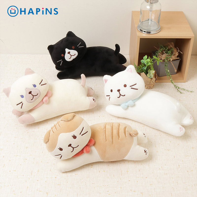 Kawaii cat plush cushion for cuddling