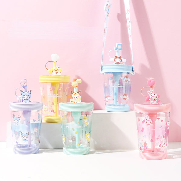 Sanrio x Miniso - Fruity Insulated Tumbler with Straw