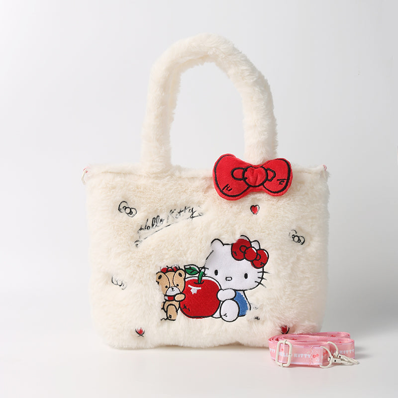 Sanrio Hello Kitty New Shoulder Bag Canvas Handbag Girl's Large Capacity Tote  Bag Shopping Bag Mummy Bag Storage Cosmetic Bag - Kids Backpack - AliExpress