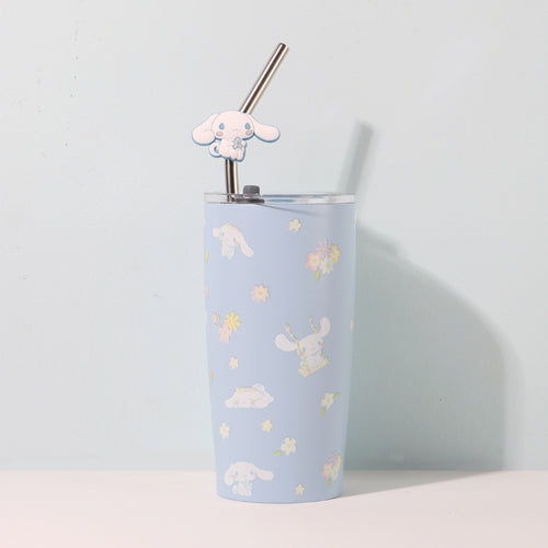 Official Sanrio x Miniso - Steel Water Bottle with Straw | Moonguland