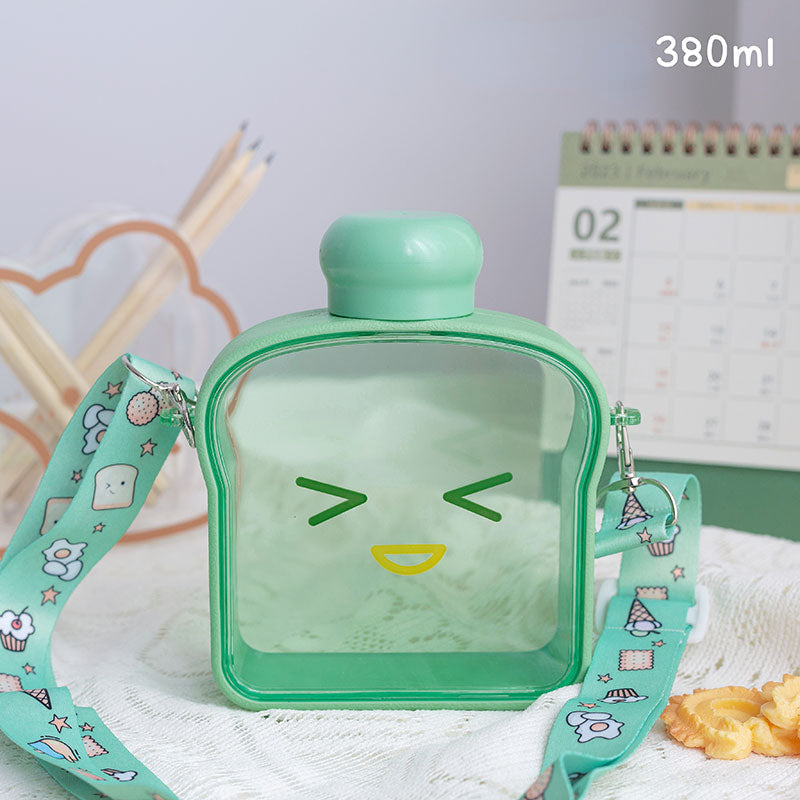 ML Select - Cute Expressions Water Bottle with Strap | Moonguland